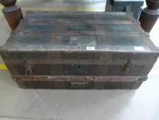 A Metal bound chest