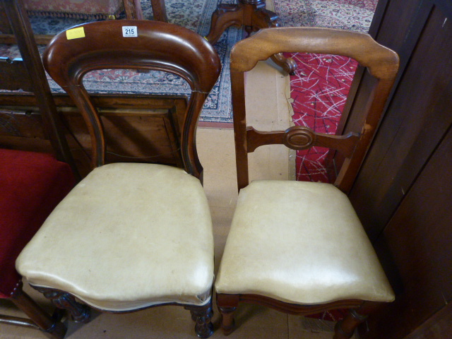 Two balloon back chairs