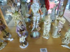 A quantity of figurines