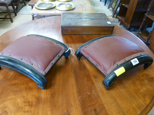 A pair of Louis XV Footrests