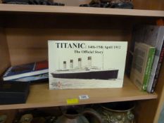 A collection of books and papers relating to the Sinking of the Titanic along with Royal Scotsman