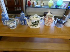 Small quantity of teapots, jugs etc