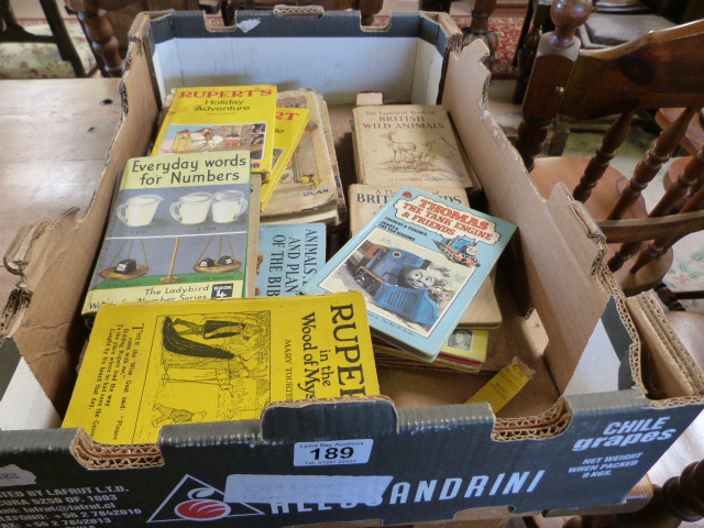 A quantity of vintage children's books