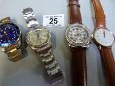 A quantity of various watches