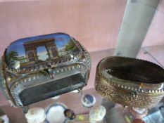 Two 19th century trinket boxes