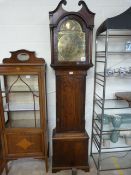 A Mahogany brass faced long case clock signed "Blackie, Berwick'