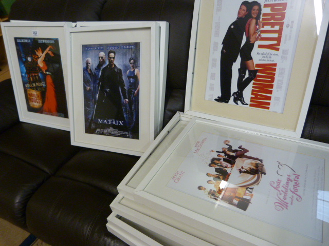 Quantity of various movie prints