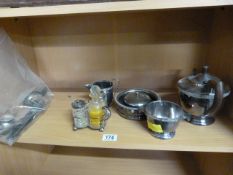 A Quantity of silver plated items