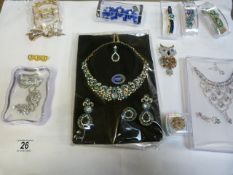 A Tray of costume Jewellery