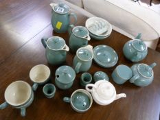 A Small quantity of denby pottery