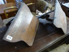 A Pair of Victorian Rosewood wall brackets 1 - A/F