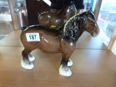 A Beswick carthorse