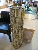 Large driftwood lamp