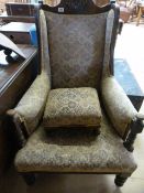 A Wingback armchair