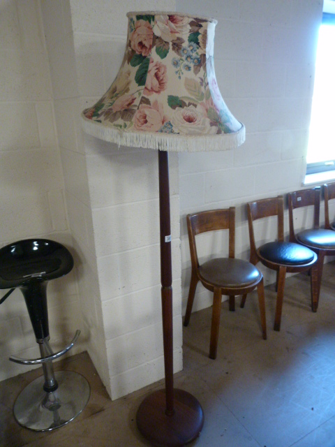 A Retro standard lamp