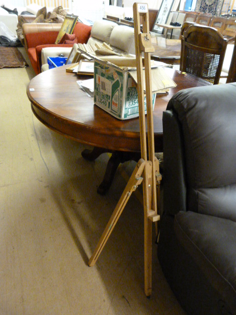 An artists easel