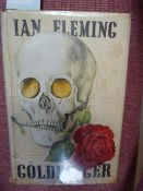 A 1959 first edition Goldfinger by Ian Fleming with original dust cover - Condition slightly grubby,