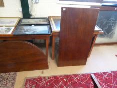 Regency style dining table with two leaves