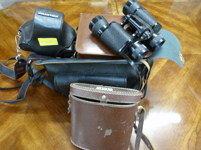 Camera, binoculars etc.