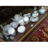 Part Duchess tea set and one other etc