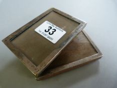 Two hallmarked silver photo frames