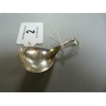 A hallmarked silver caddy spoon - 9.2g