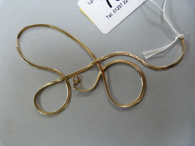 A 14ct gold chain- weight 6g - Image 3 of 3