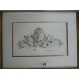 Framed Ltd Edition David Shepherd print ( 279/495) "Lions" with certificate