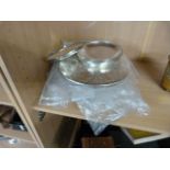 A Small quantity of silverplate items