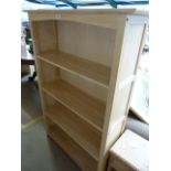 A Light wood John Lewis bookshelf