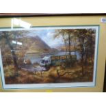 Ltd Edition Print 'Lake District' picturing an Eddie Stobart Lorry