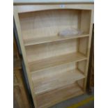 A beech John Lewis bookshelf