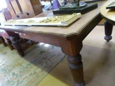 A Victorian extending table