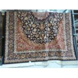 2.30 x 1.60 Blue Ground Keshan Carpet