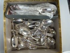 Quantity of silver plated cutlery