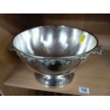 A Large Silverplate punch Bowl