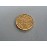 A modern Middle Eastern gold coin -weight 8g