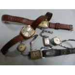 A quantity of various vintage watches