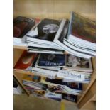 Large quantity of Sotheby's Preview magazines - four shelves