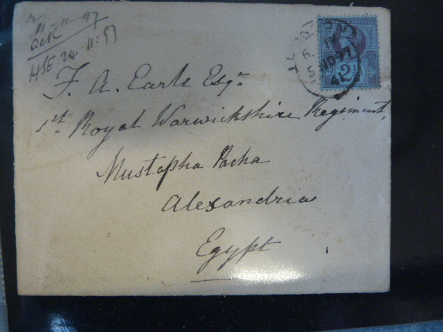 A cover, London to Alexandria 2 1/2d 1897 - Image 2 of 3