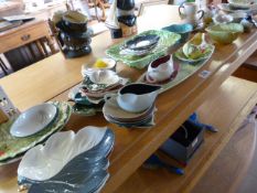 A large quantity of carlton ware and a Geobel Bird