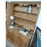 A Large pine dresser