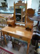 A Satinwood dressing table