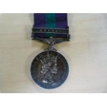 Queen Elizabeth II General Service Medal with 'Cyprus' Bar awarded to 5016379 leading Aircraftman