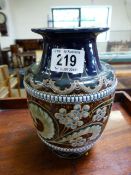 A Royal Doulton Lambeth stoneware vase 'Art Union of London'