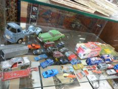 Triang lorry and various other toy cars