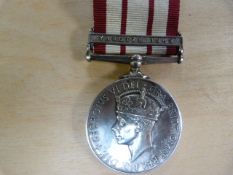 A Naval General Service Medal, George VI issue, with bar `Yangtze 1949` to SSX660900 D W Cottam able