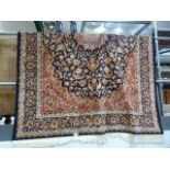 2.30 x 1.60 Blue Ground Keshan Carpet