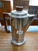 Art Deco chrome percolator