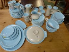 A large quantity of Poole Dinnerware